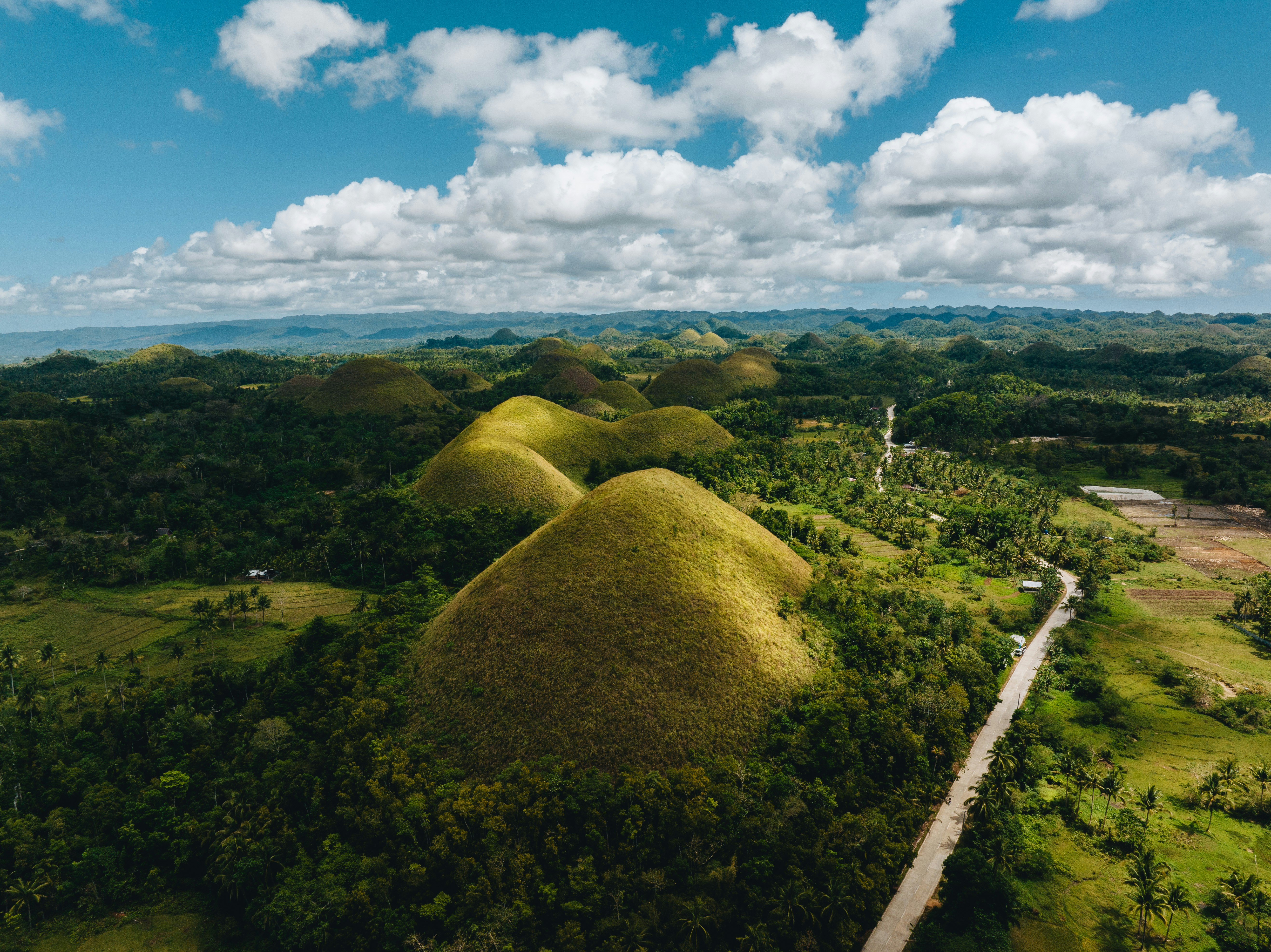 Scenic Chocolate Hills in Bohol, Philippines